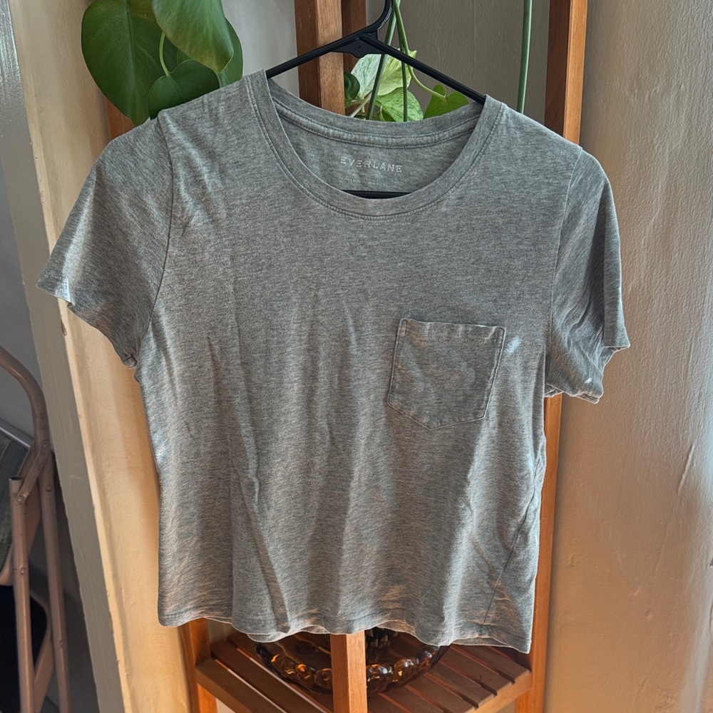 Everlane Gray Pocket T-Shirt